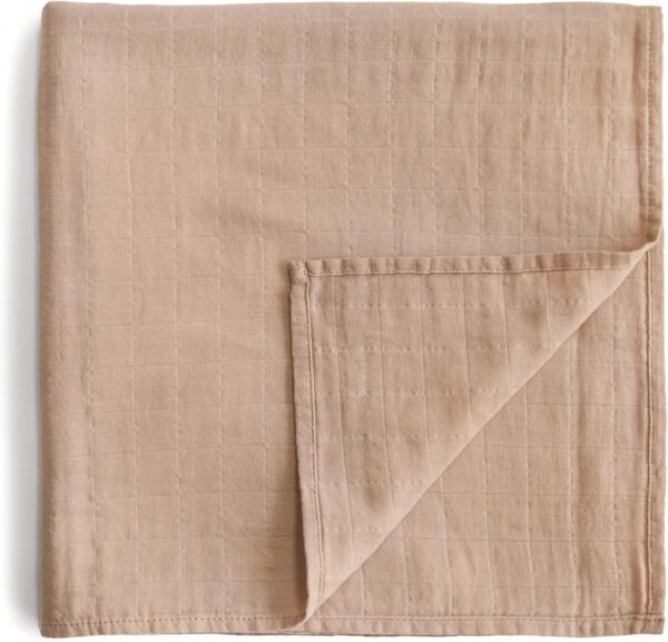 Mushie – Swaddle Pale Taupe