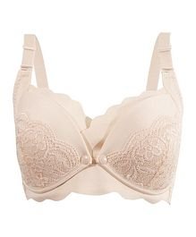 Okus - Elegant Seamless Maternity & Nursing Bra - Beige