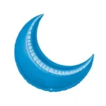 My Party Centre – Blue Crescent Mini Shape Balloon – 17in