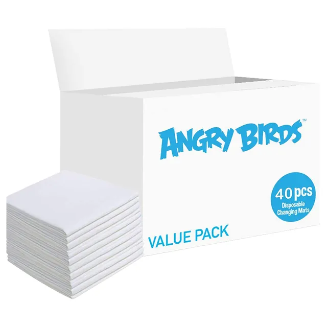 Angry Birds Disposable Changing Mats Value Pack - 40 Piece