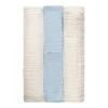 Anvi Baby – 100% Organic Cotton Muslin Bath Towel – Cloud & Sky – 3pcs