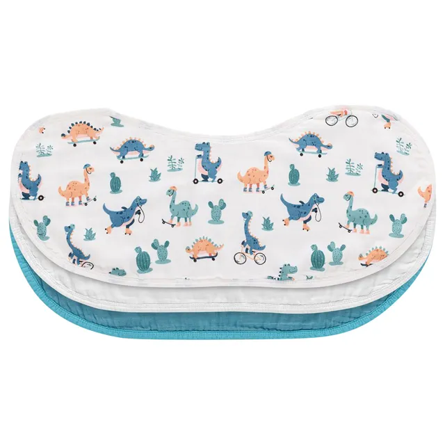 Anvi Baby - Burp & Bib Cloth - Pack of 3 - Dino Circus