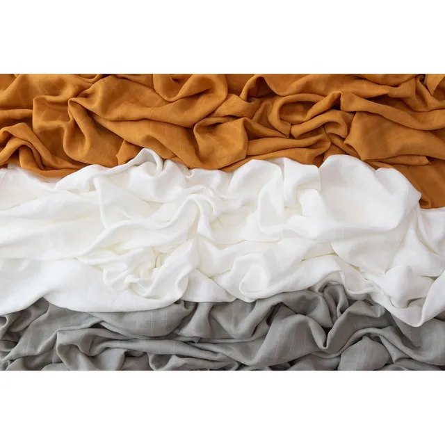 Anvi Baby - Daybreak Bamboo Swaddle 120x120cm - Pack of 3