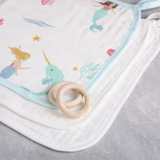 Anvi Baby - Face Cloth - Pack of 3 - Mermaids