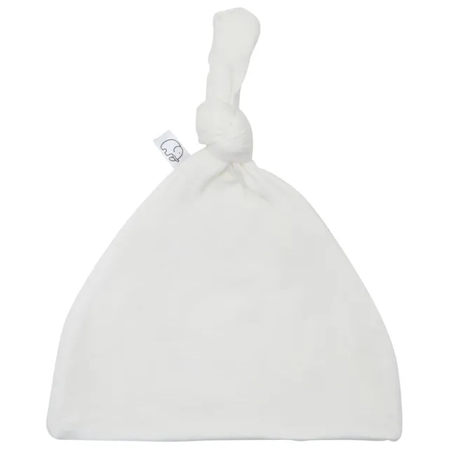 Anvi Baby - Organic Bamboo Beanie & Swaddle Set - White Mist