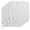 Anvi Baby – Organic Bamboo Face Cloth Pack Of 3 – White