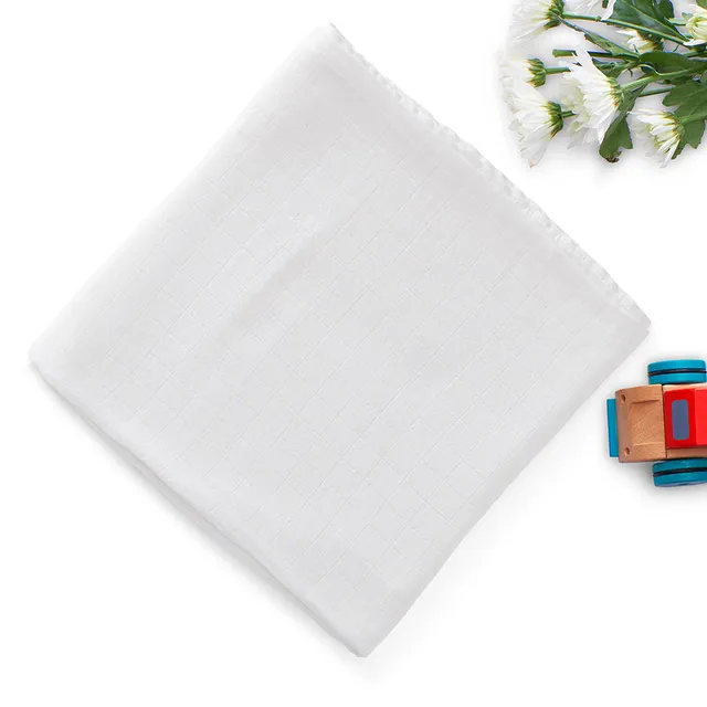 Anvi Baby - Organic Bamboo Muslin Swaddle - White Mist