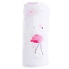 Anvi Baby – Organic Bamboo Muslin Swaddle Wrap – Flamingo