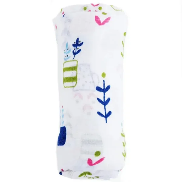 Anvi Baby – Organic Bamboo Swaddle – White