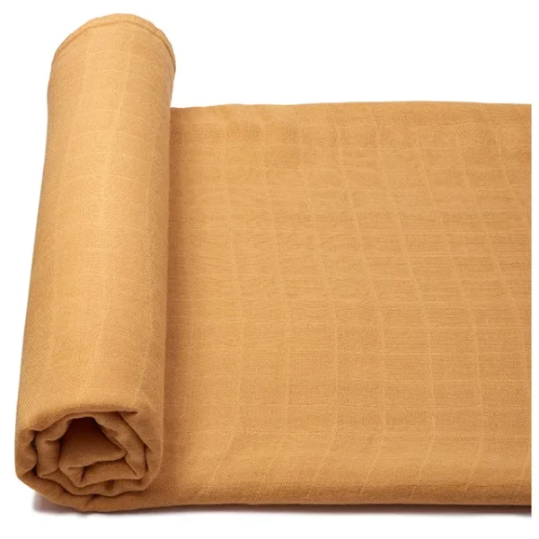 Anvi Baby – Organic Muslin Swaddle 2pc – Smoky Sun