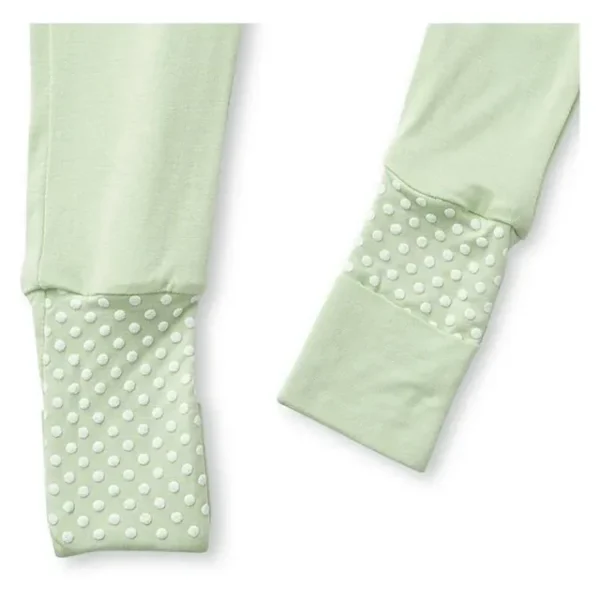 Anvi Baby – Organic Zipper Sleepsuit – Light Mint_6-12M