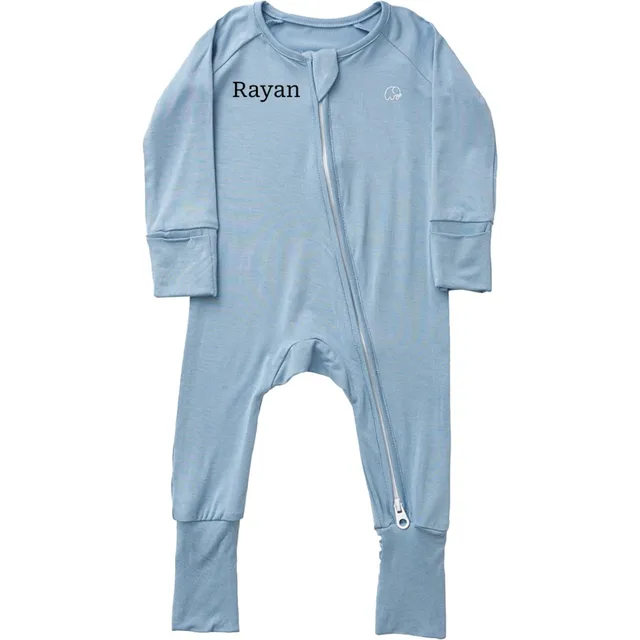 Anvi Baby - Organic Zipper Sleepsuit - Celestial Blue_6-12M