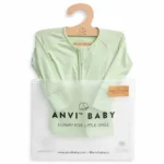 Anvi Baby – Organic Zipper Sleepsuit – Light Mint_0-3M