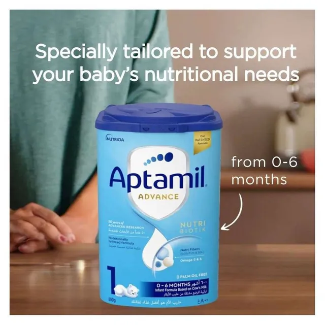 Aptamil advance 1 infant milk formula palm oil free 0 6 months 800 g