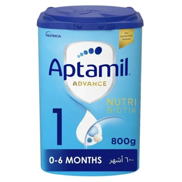 Aptamil advance 1 infant milk formula palm oil free 0 6 months 800 g
