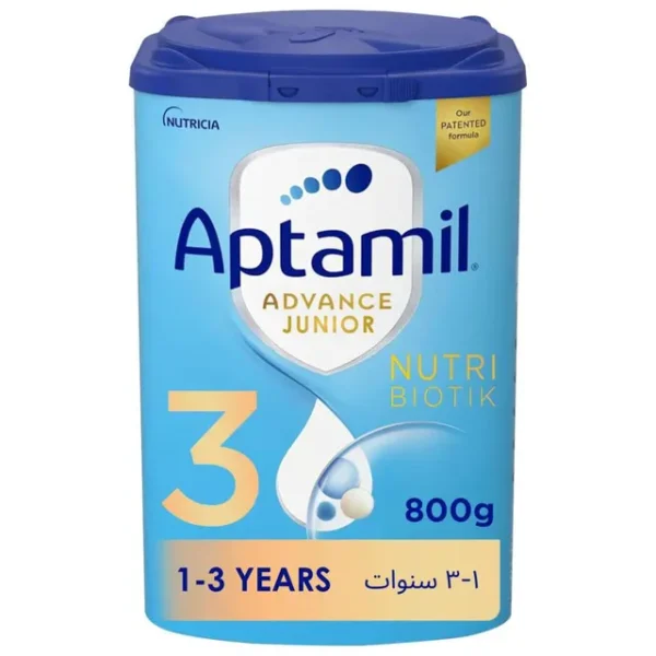 Aptamil advance junior 3 milk formula palm oil free 1 3 years 800 g
