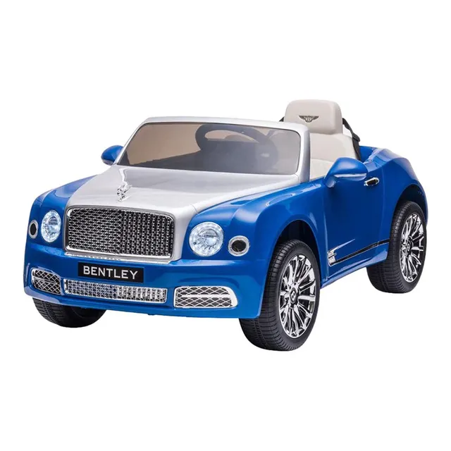 Bentley 12V Ride-On Car for Kids – Blue - Licensed Electric Vehicle with Remote & LED Lights