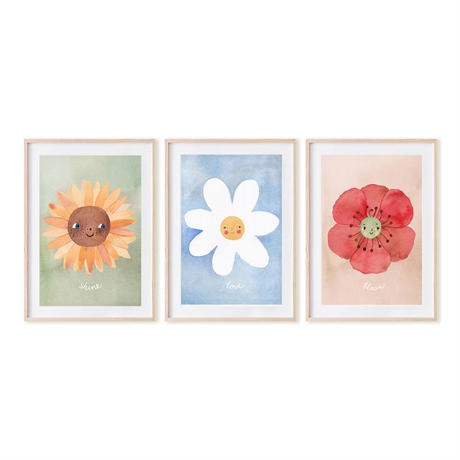 Mushie - Posters 3-Pack Floral