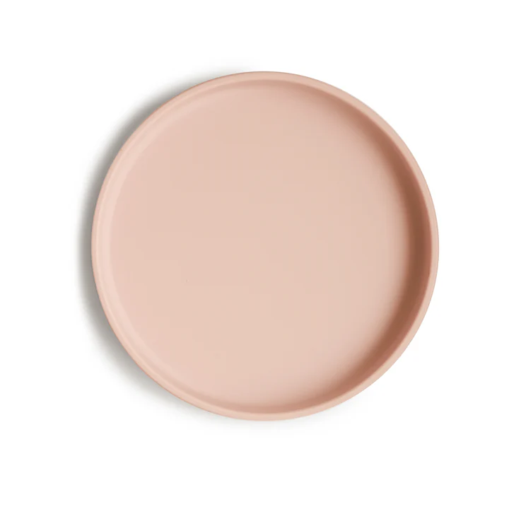 Mushie - Classic Silicone Suction Plate - Blush