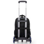 Eazy Kids – 16” Backpack w/ Universal School Bag Trolley – Grey