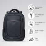 Eazy Kids – 16” Backpack w/ Universal School Bag Trolley – Grey