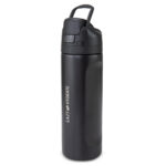 Eazy Kids – 16” Backpack w/ Stainless Steel Water Bottle 710ml – Grey