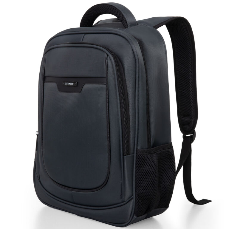 Eazy Kids - 16” Backpack w/ Stainless Steel Water Bottle 710ml – Grey