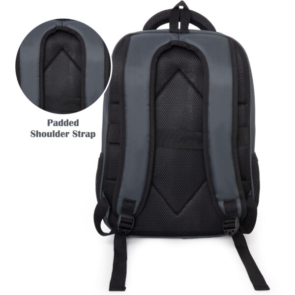 Eazy Kids – 16” Backpack w/ Stainless Steel Water Bottle 710ml – Grey