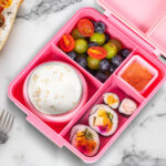 Eazy Kids – Insulated Lunch Bag w/ Jumbo Bento Lunch Box – Pink