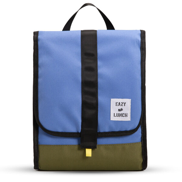 Eazy Kids – Insulated Lunch Bag w/ Jumbo Bento Lunch Box – Grey