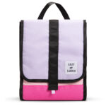 Eazy Kids – Insulated Lunch Bag w/ Jumbo Bento Lunch Box – Pink