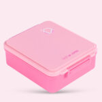 Eazy Kids – Insulated Lunch Bag w/ Jumbo Bento Lunch Box – Pink