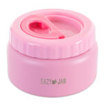 Eazy Kids – Insulated Lunch Bag w/ Jumbo Bento Lunch Box – Pink