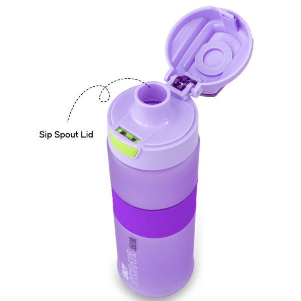 Eazy Kids – Jumbo Bento Lunch Box w/ Tritan Water Bottle 850ml – Purple