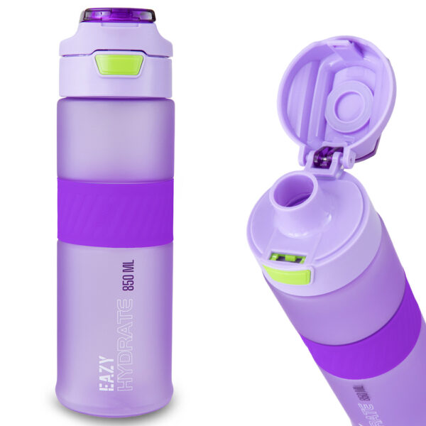 Eazy Kids – Jumbo Bento Lunch Box w/ Tritan Water Bottle 850ml – Purple