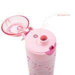 Eazy Kids – Convertible Bento Lunch Box w/ Insulated Stainless Steel Water Bottle 640ml – Life Pink