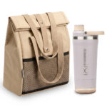 Hydrobrew – Sip Core 720ml Stainless Steel Bottle w/ Lunch Bag | Insulated Bottle w/ Storage Container – Olive Sage