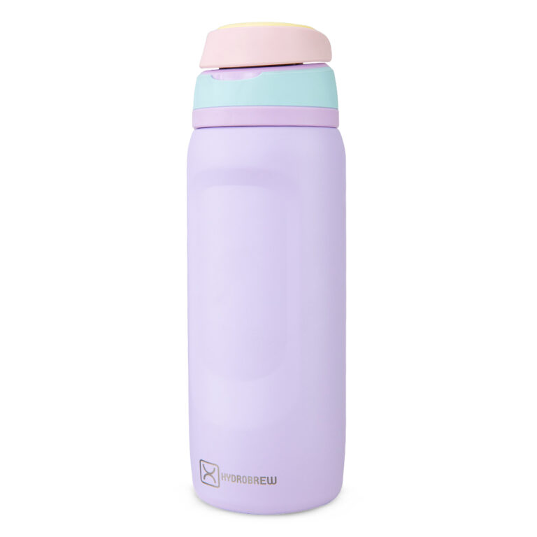 Hydrobrew - Steel Core Lunch Box 750ml w/ Food Jar & Sip Switch Water Bottle 1000ml | Stainless Steel Leakproof Meal Box – Berry Cream