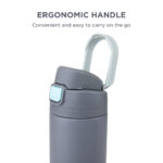 Hydrobrew – Steel Core Bento Lunch Box 839ml w/ Lunch Bag & Bottle – Leakproof Meal Set Graphite