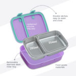 Hydrobrew – Steel Core Bento Lunch Box 839ml w/ SipSwitch Insulated Water Bottle 720ml | Stainless Steel Leakproof Meal Box – Orchid Mist