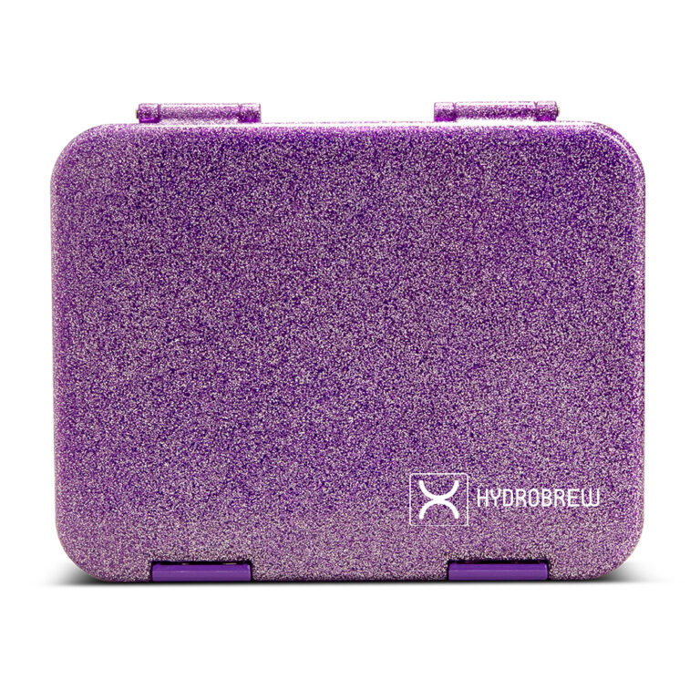 Hydrobrew - Sparkle Bento Lunch Box w/ SipSwitch Insulated Water Bottle 720ml | Tritan Leakproof Meal Box – Berry