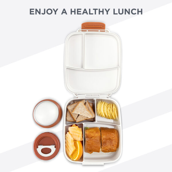 Hydrobrew – Mega Flex Bento Lunch Box 1864ml w/ Sip Core Stainless Steel Bottle 720ml