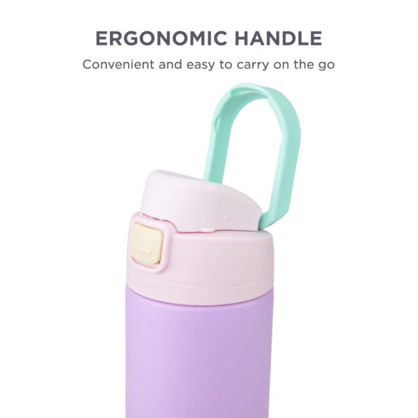 Hydrobrew – Steel Core Bento Lunch Box 839ml w/ SipSwitch Insulated Water Bottle 720ml | Stainless Steel Leakproof Meal Box – Orchid Mist