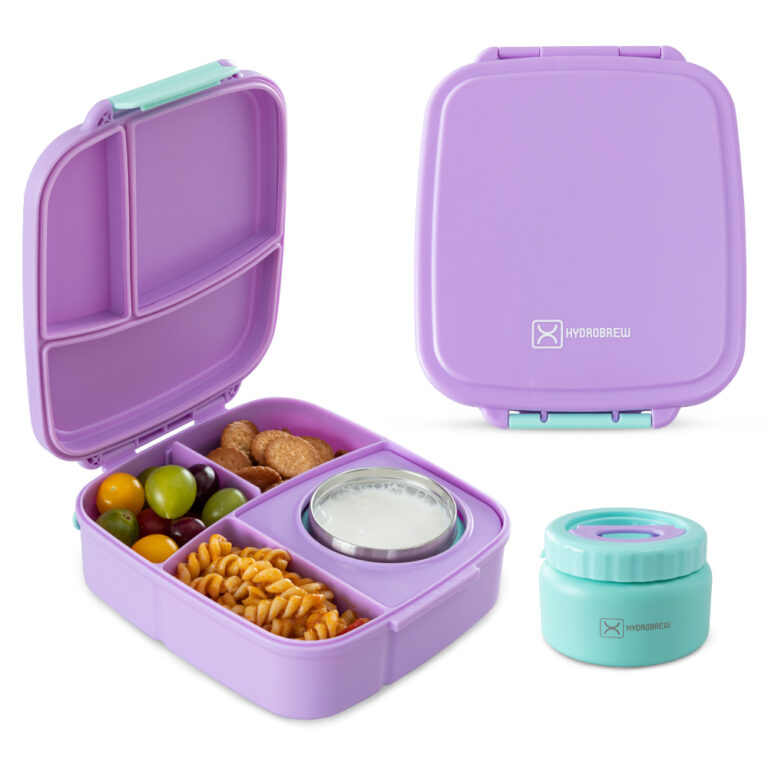 Hydrobrew - Mega Flex Bento Lunch Box 1864ml w/ SipSwitch Insulated Water Bottle 720ml
