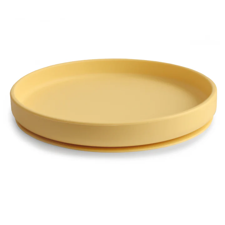 Mushie - Classic Silicone Suction Plate - Daffodil