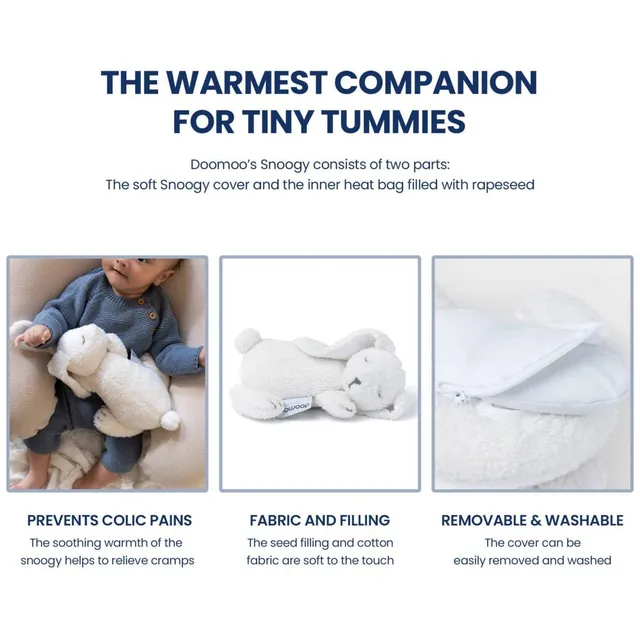 Doomoo - Snoogy Bunny Baby Cramp Reliever - Milky