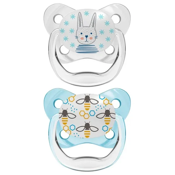 Dr. Browns – Prevent Butterfly Shield Soother – Stage 1 – Blue (Pack of 2)