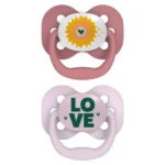 Dr. Browns – Advantage Pacifier – Stage 1 – Pink – Pack of 2