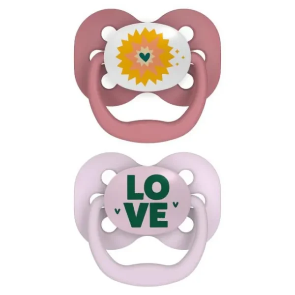 Dr. Browns – Advantage Pacifier – Stage 1 – Pink – Pack of 2