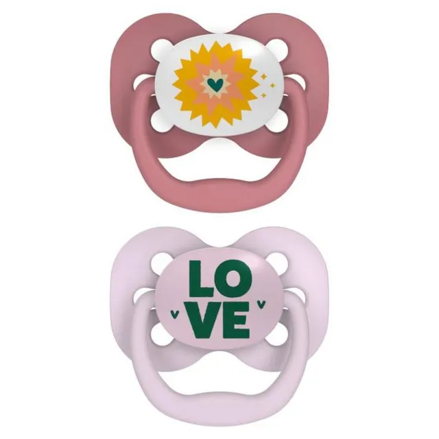 Dr. Browns - Advantage Pacifier - Stage 1 - Pink - Pack of 2